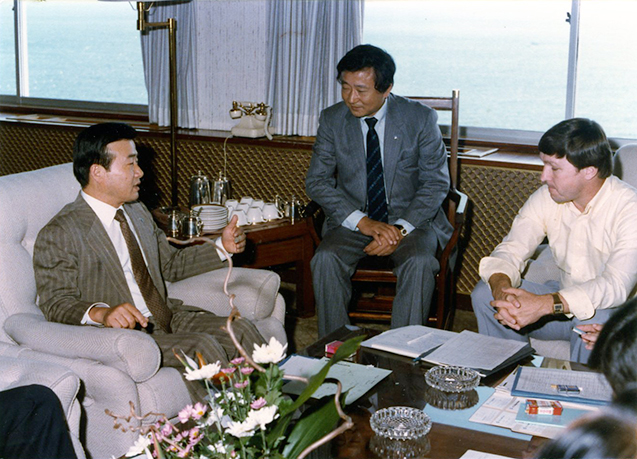 나이키 관계자 방문