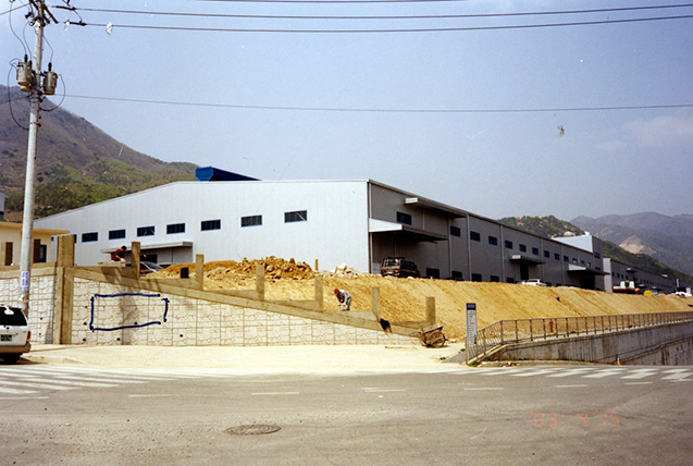 화승T&C 공장 신축 현장