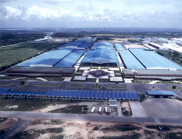 화승비나 공장 전경