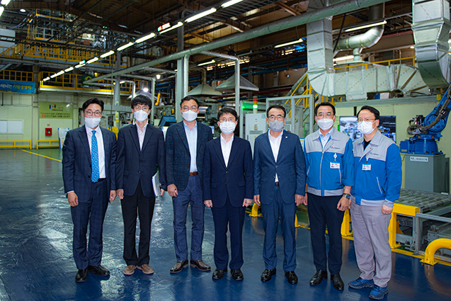 경남도청 경제부지사 화승코퍼레이션 양산공장 방문 사진1